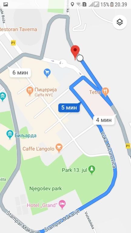 Апартаменты APARTMANI MIA VUKSANOVIC Цетине